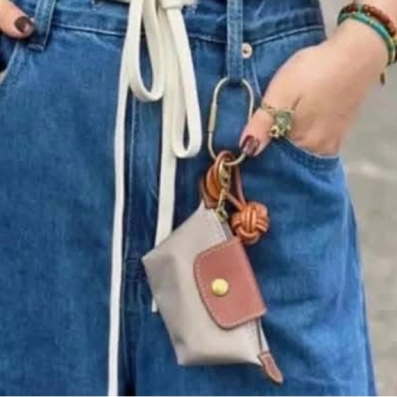 NWOT Longchamp Le Pliage Mini Coin Case Pouch - Picture 7 of 7